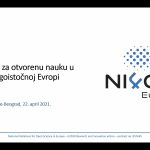 Projekat NI4OS-Europe i nacionalna inicijativa za otvorenu nauku u Srbiji